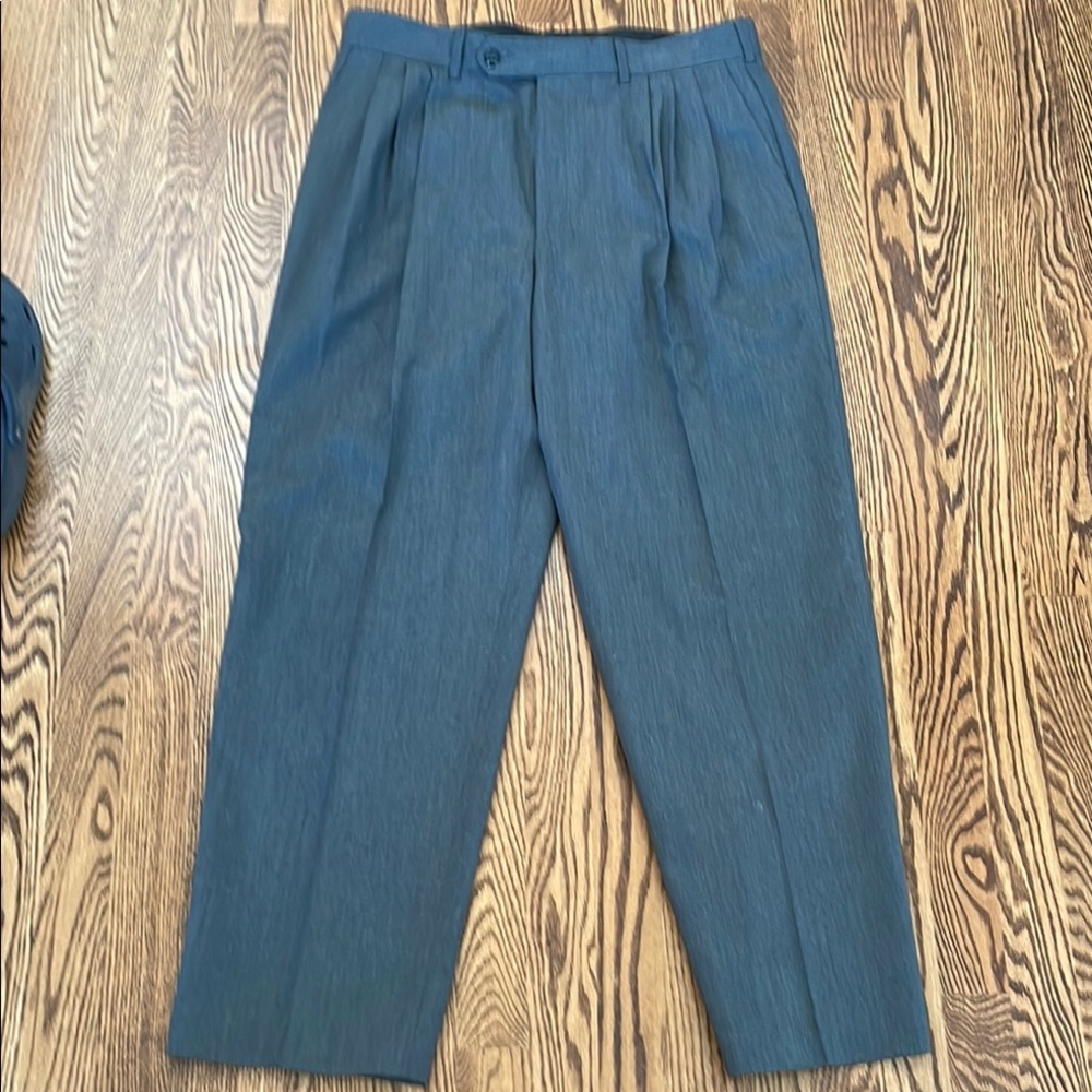 Classic Men's Blue Dress Pants